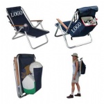 Backpack folding beach chair