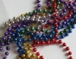 Mardi Gras bead necklaces